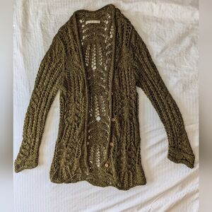Olive Green Knit Women's Sweater